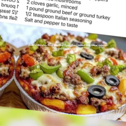 Low Carb Crustless Pizza Bowl