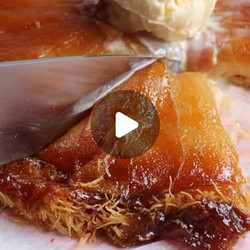 Apple &amp; Pear Kataifi Tarte Tatin