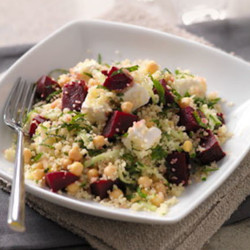 Beetroot, Chickpea And Feta Salad