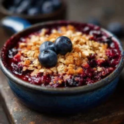 Blueberry Rustic Crumble Recipe With Oats