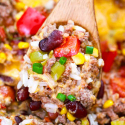 Slow Cooker Taco Casserole