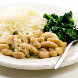 Vegetarian Piccata With Cannellini Beans