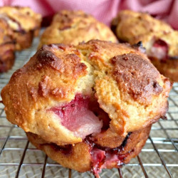 Strawberry Greek Yogurt Muffins