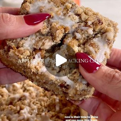Apple Streusel Snacking Cake