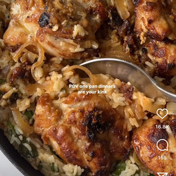 Chicken And Rice With Spinach