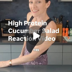 High Protein Cucumber Salad