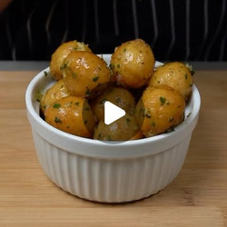Garlic Parm Potato Cheese Balls