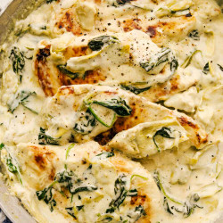 Creamy Spinach Artichoke Chicken