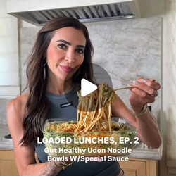 Gut-healthy Udon Noodle Bowls With Special Sauce