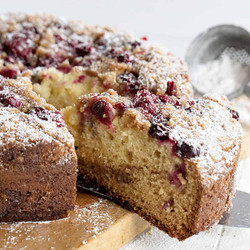 Cranberry Streusel Cake