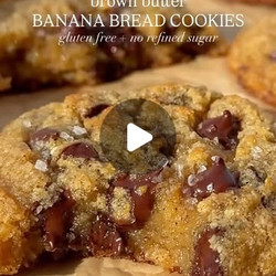 Brown Butter Banana Bread Cookies