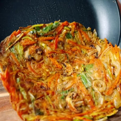 Korean Vegetable Pancakes [Yachaejeon]