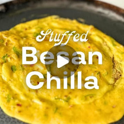 Stuffed Chickpea Flour Chillas