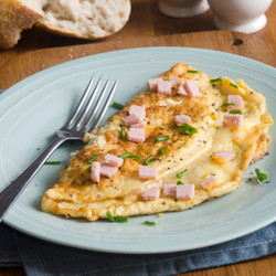 Classic Ham &amp; Cheese Omelette