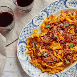 Pappardelle Alla Lepre – Pappardelle With Hare Ragù