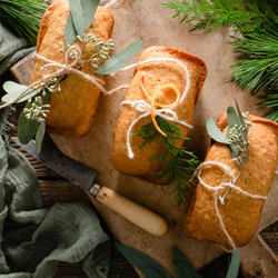 Orange Ginger Honey Cakes