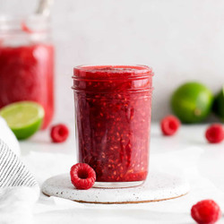 Super Simple Raspberry Sauce