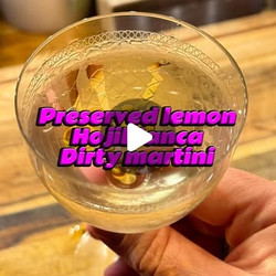 Quick Martini With Preserved Lemon Brine
