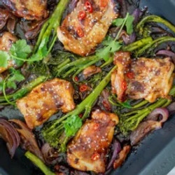 Honey Soy Chicken Tray Bake easy