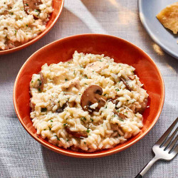 Mushroom And Chicken Risotto