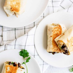 Crispy Bean And Cheese Burritos Recipe