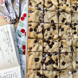 Ultimate Brown Butter Chocolate Chunk Sheet Pan Cookies