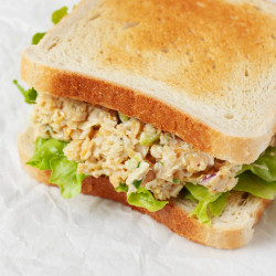 Vegan Tuna Salad With Artichoke Hearts And Chickpeas