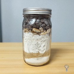 Gluten-free Almond Joy Mason Jar Cookies