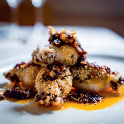 Hunan Style Stuffed Baby Squid