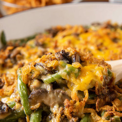 Hamburger Green Bean Casserole With Mushrooms