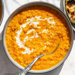 Red Lentil Coconut Soup Recipe (20 Minutes)