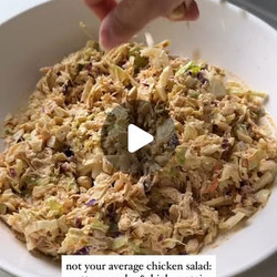 Peanut Crunch Chicken Salad
