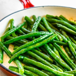 Pan cooked Green Beans