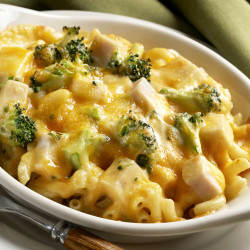 Baked Mac And Cheese With Ham And Broccoli