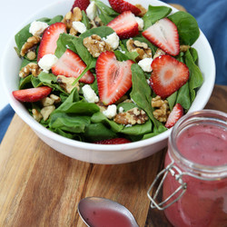 Strawberry Spinach Salad