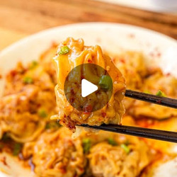 Spicy Wontons by tongue depressor method