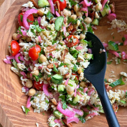 Viral Tuna Chickpea Cucumber And Parsley Salad