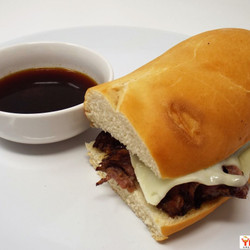 Crock-pot French Dip Sandwiches