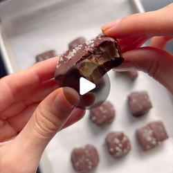 Dark Chocolate Sea Salt Caramels