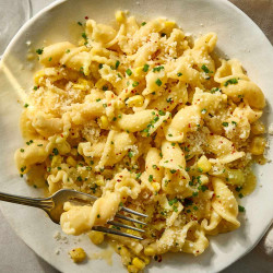 Creamy Corn Miso Pasta