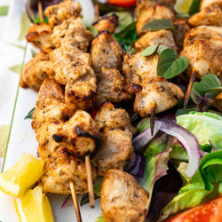 Easy Oven Chicken Kabobs (greek Style)