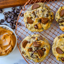 Reese's Chocolate Peanut Butter Cup Cookies