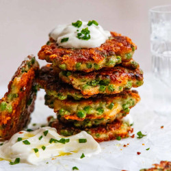 Crispy Pea Fritters - Great Emergency Meal!