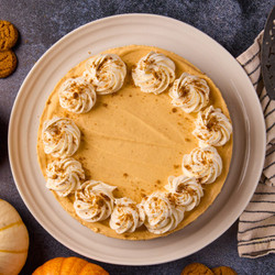 No-bake Pumpkin Cheesecake