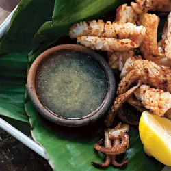Char Grilled Phú Quốc Salt &amp; Chilli Squid red lantern seafood BBQ