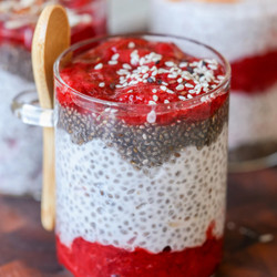 Strawberry Chia Pudding