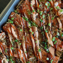 Salmon Sushi Bake