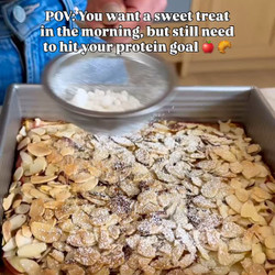Apple Almond Croissant Baked Oats