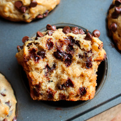 Chocolate Chip Oatmeal Muffins