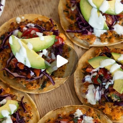 Prawn Smash Tacos